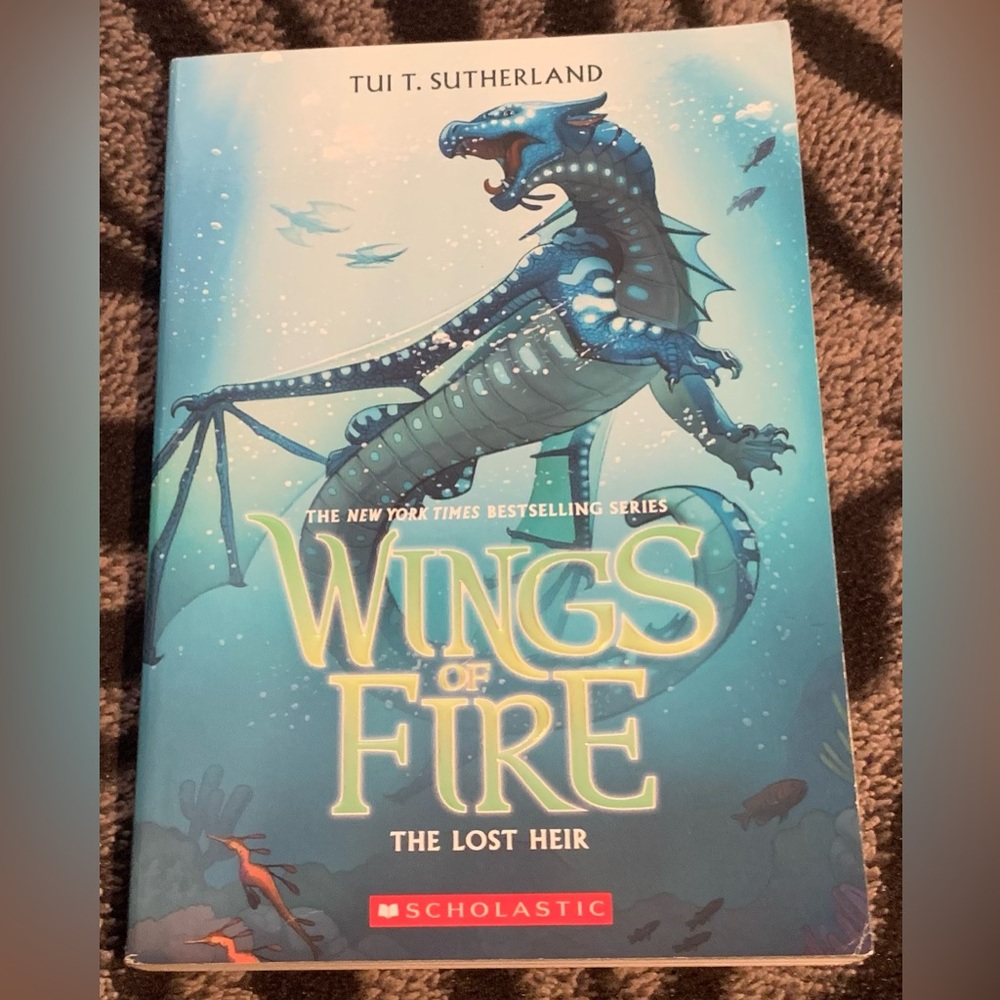 Wings of Fire #2 The Lost Heir Paperback Book